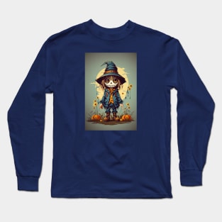 Cute Halloween Scarecrow Long Sleeve T-Shirt